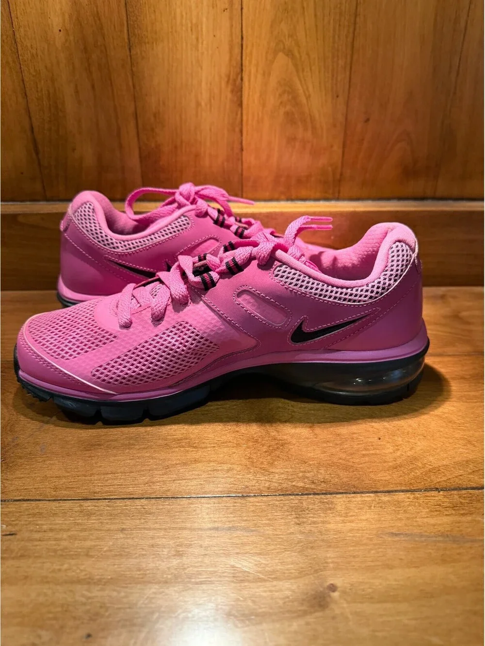 New Nike Air Max Defy Pink Mesh Running Shoes Women's Size 7